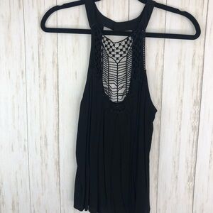 LF Millau crochet open back tank